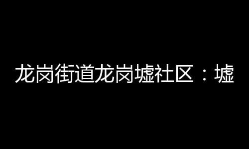 龙岗街道龙岗墟社区:墟市联盟 商圈焕发新活力